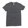 all m Ladies Fitted T-Shirt