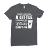There's Nothing a Little Starbucks and Disney Can't Fix Ladies Fitted T-Shirt