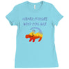 never forget Ladies Fitted T-Shirt