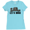 let's rock Ladies Fitted T-Shirt