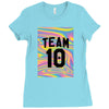 Holographic Team 10 Ladies Fitted T-Shirt