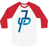 jake paul blue 3/4 Sleeve Shirt