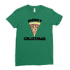 merry crustmas Ladies Fitted T-Shirt