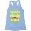 strongest dad Racerback Tank
