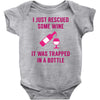 rescued some wine Baby Onesie