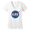 Nasa Parody Gay Women's V-Neck T-Shirt