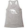 i do all my own stunts horse Racerback Tank
