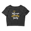 kings are born in july Crop Top