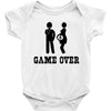 game over  funny pregnancy Baby Bodysuit