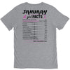 January Girl Facts Capricorn V-Neck Tee