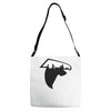 atlanta skyline falcons logo Adjustable Strap Totes