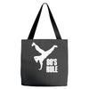 80's rule break dancer Tote Bags