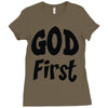 god first Ladies Fitted T-Shirt