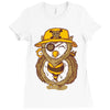 pirate owl Ladies Fitted T-Shirt