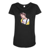 SON CHAEYOUNG Maternity Scoop Neck T-shirt
