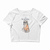 the big meowski Crop Top