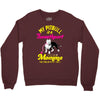 my pitbull is a sweetheart Crewneck Sweatshirt