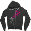banksy psycho Zipper Hoodie
