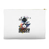 who loves husky Accessory Pouches