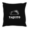 Taquito Throw Pillow