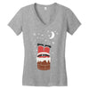 christmas chimney Women's V-Neck T-Shirt