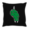 rude zombie Throw Pillow