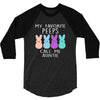 peeps bunnies 3/4 Sleeve Shirt