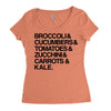 vegan Women's Triblend Scoop T-shirt