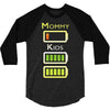 mommy low battery low energy 3/4 Sleeve Shirt
