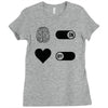 How To Live A Happy Life Ladies Fitted T-Shirt