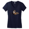 indiana mouse Women's V-Neck T-Shirt