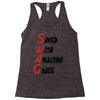 saved with amazing grace Racerback Tank