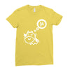 cow says mu Ladies Fitted T-Shirt