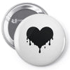 dripping heart melting heart Pin-back button