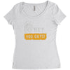 hey you guys Women's Triblend Scoop T-shirt