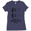 13/8 6/4 These Are Difficult Times Ladies Fitted T-Shirt