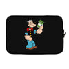 popeye spinach retro mens funny Laptop sleeve