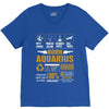 Born Arquarius Multitasking Problem Solving Tees V-Neck Tee