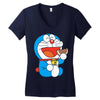 Doraemon Women's V-Neck T-Shirt