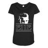 eleven stranger tv show mike lucas dustin will demogorgon dart Maternity Scoop Neck T-shirt