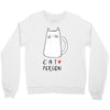 cat love person! Crewneck Sweatshirt