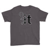 fk it funny college party Youth Tee