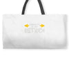property of my ostrich Weekender Totes