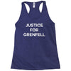 Justice For Grenfell Racerback Tank
