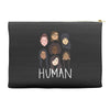 Women's March We are Human Accessory Pouches