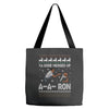 ya done messed up a a ron ugly sweater Tote Bags