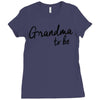 grandma to be Ladies Fitted T-Shirt