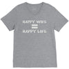 happy life V-Neck Tee