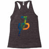 jake paul calorful Racerback Tank