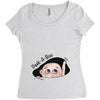 Peek a Boo Women's Triblend Scoop T-shirt